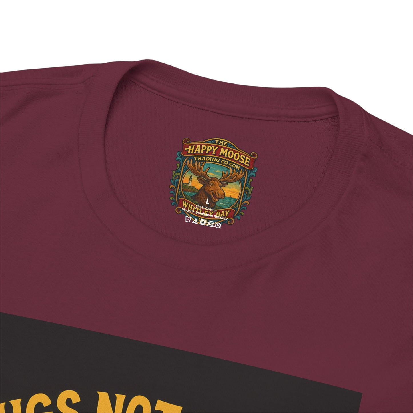 Pugs Not Drugs T-Shirt | Funny Pug Anti-Drug Design