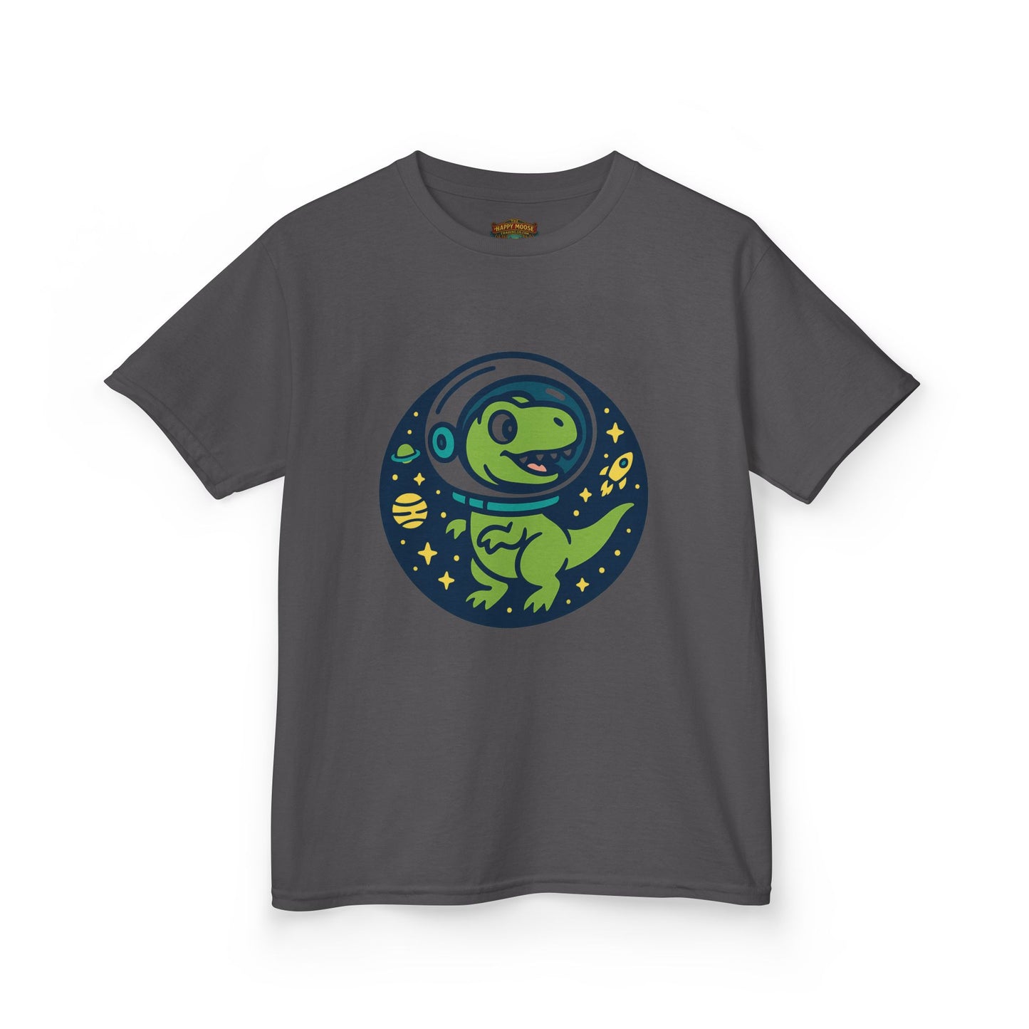 Kids Tee — Space Dino Astronaut Graphic