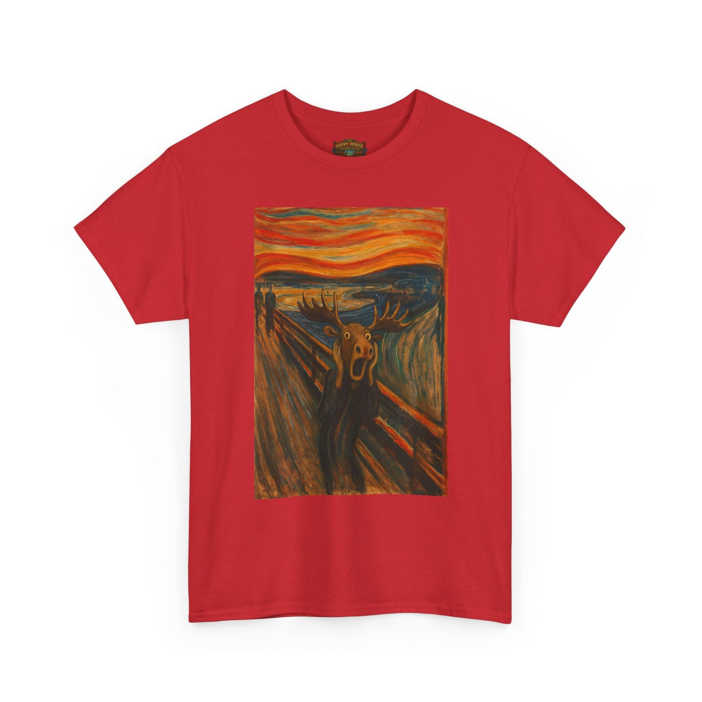 The Scream Art Print T‑Shirt — Vintage Expressionist Graphic Tee