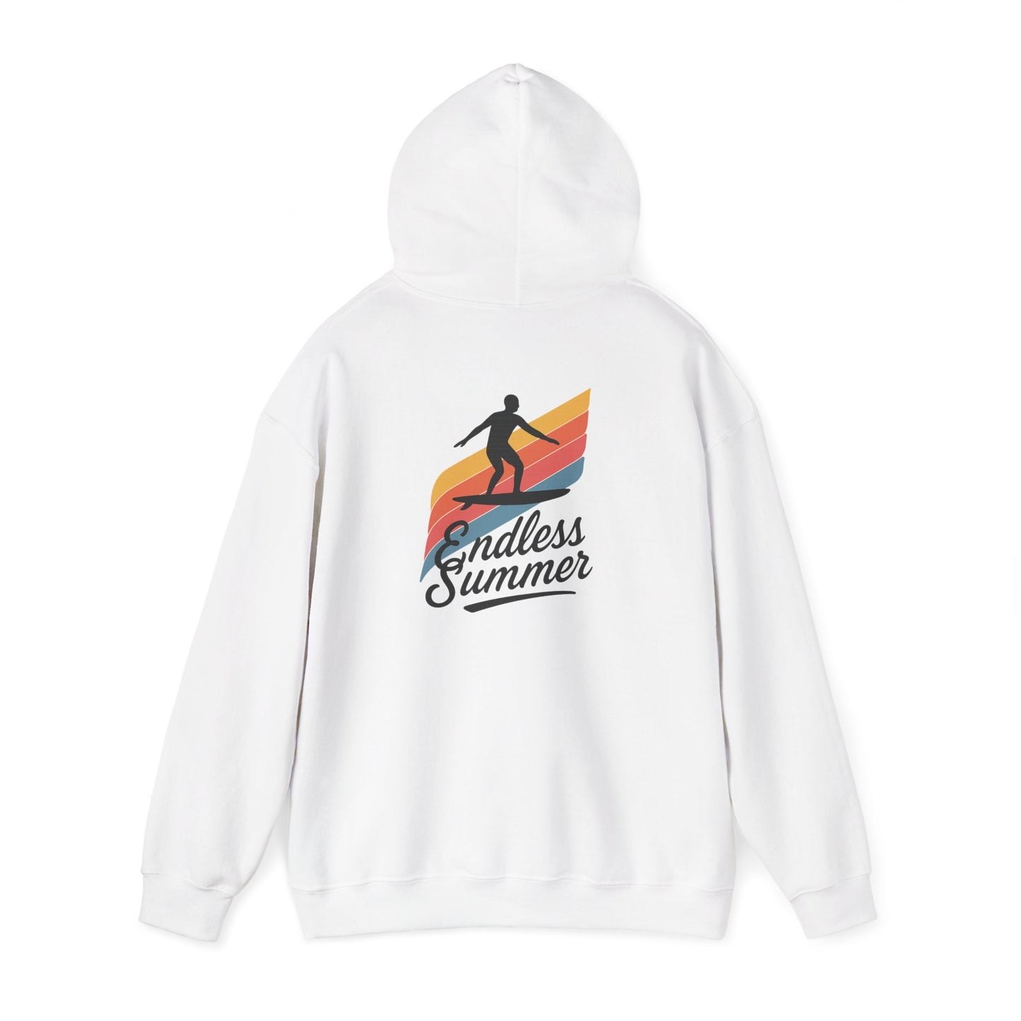Endless Summer Surf Hoodie — Retro Sunset Skateboard Pullover