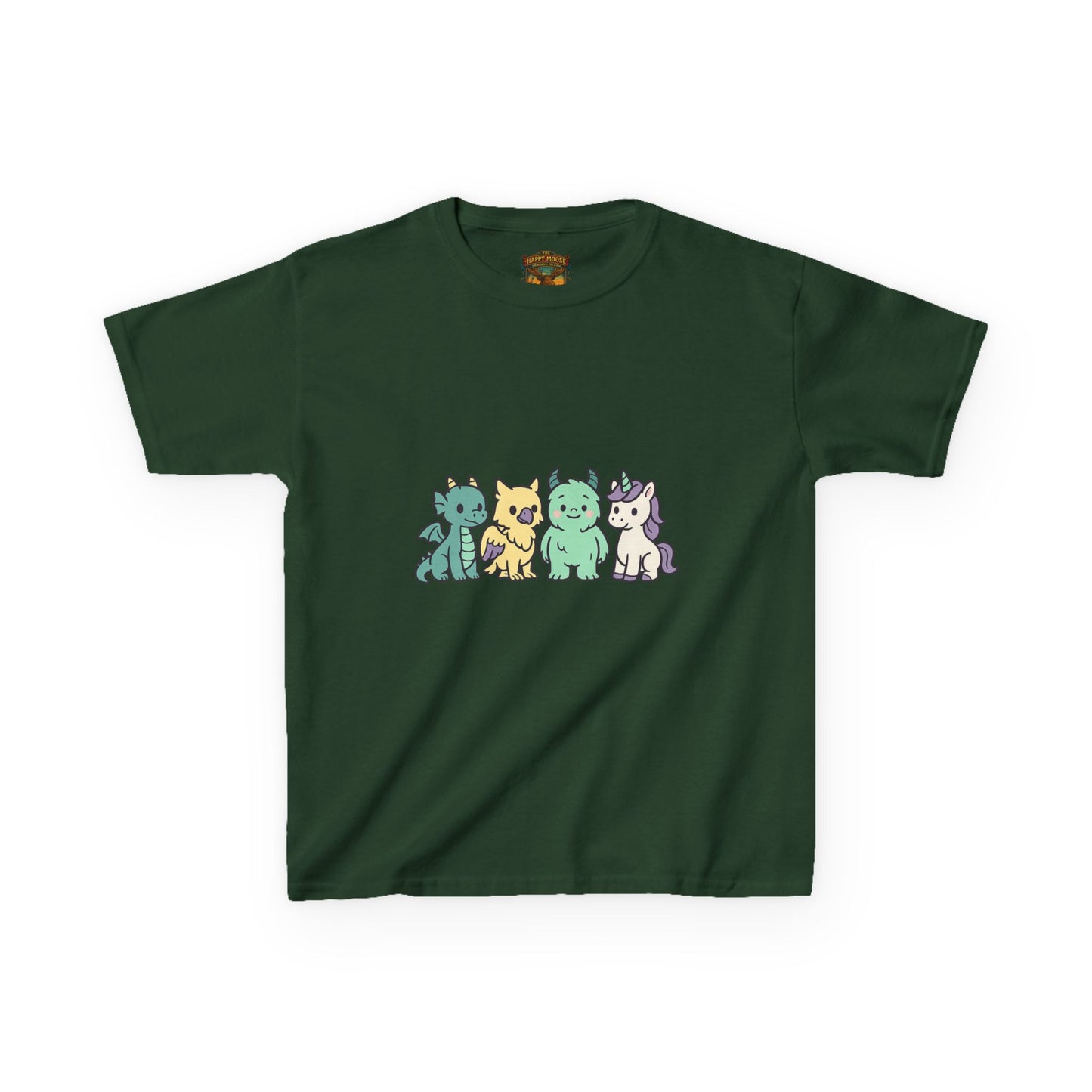 Kids Cat Crew T‑Shirt — Cute Pastel Kittens Graphic Tee for Children