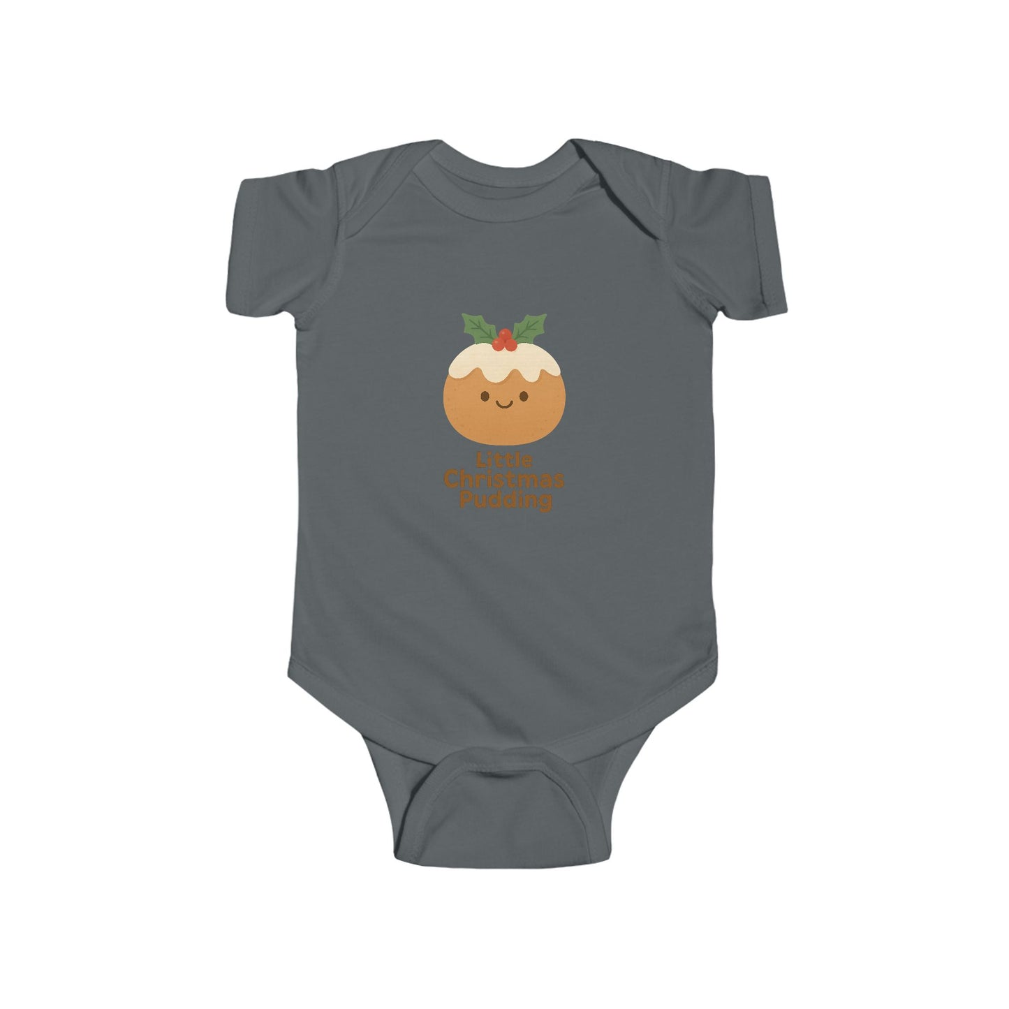 Baby Vest Infant Bodysuit  — Cute 'Little Christmas Pudding'