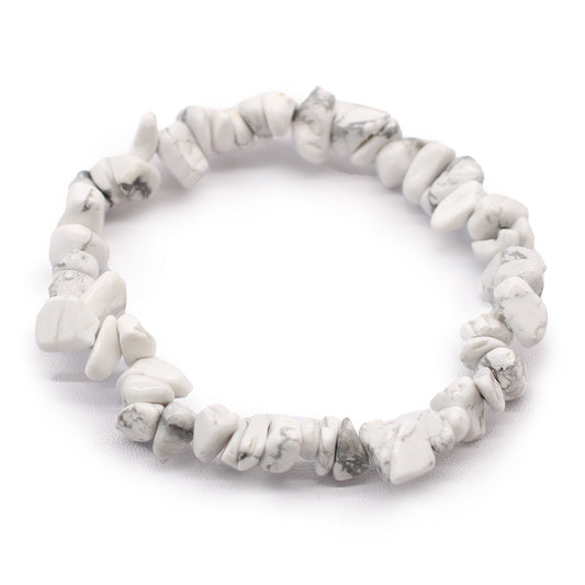 Chipstone Armband - Weißer Jaspis