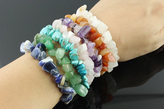 Chipstone Armband - Grüner Jaspis