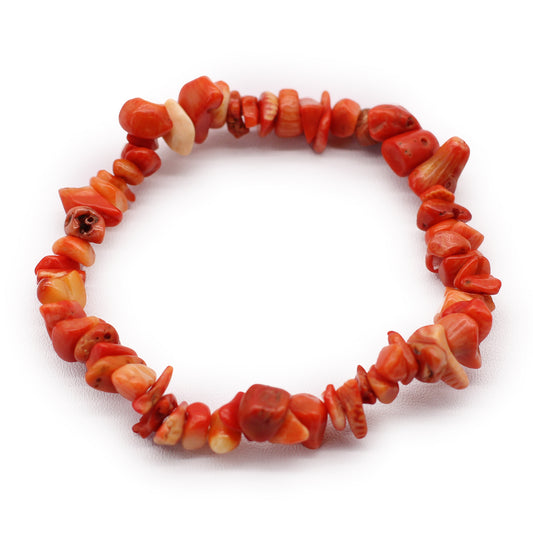 Chipstone Armband - Koralitstein
