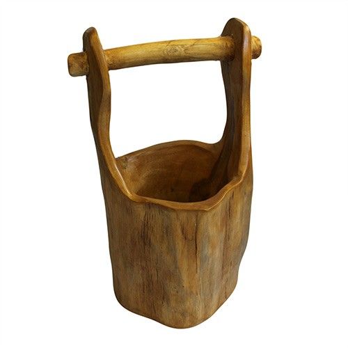 Teak-Brunneneimer, ca. 28 cm