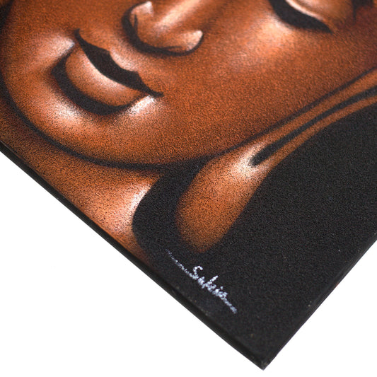 Buddha Painting - Copper Sand Finish. Sizes: H:80 W:60 D:3cm&nbsp;