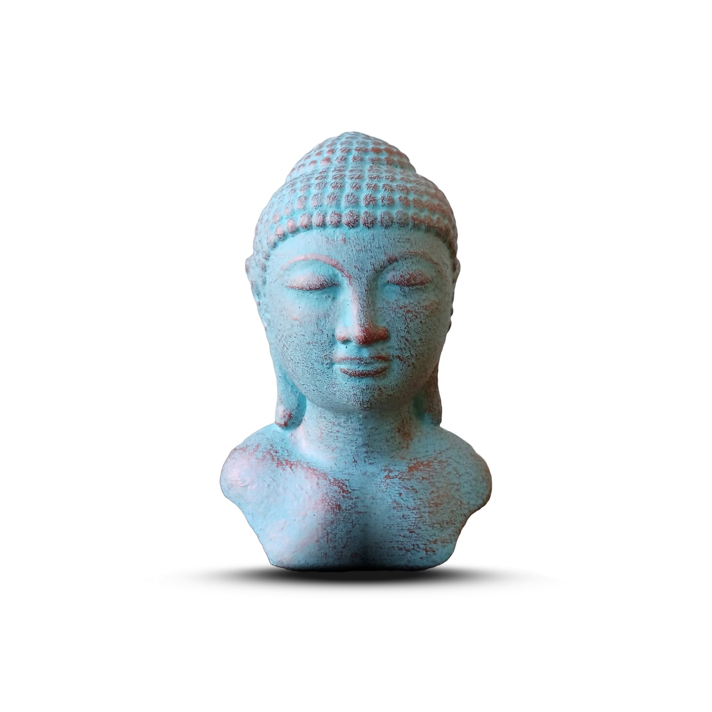 Tranquility Buddhakopf - Grünes Kupfer