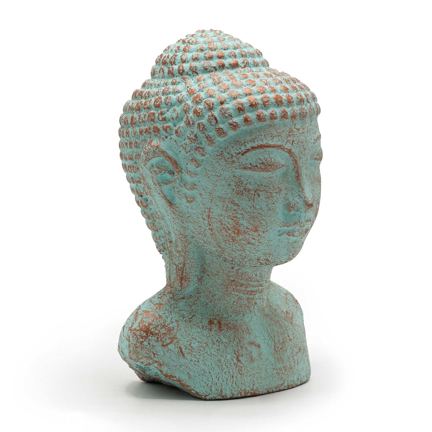 Tranquility Buddhakopf - Grünes Kupfer