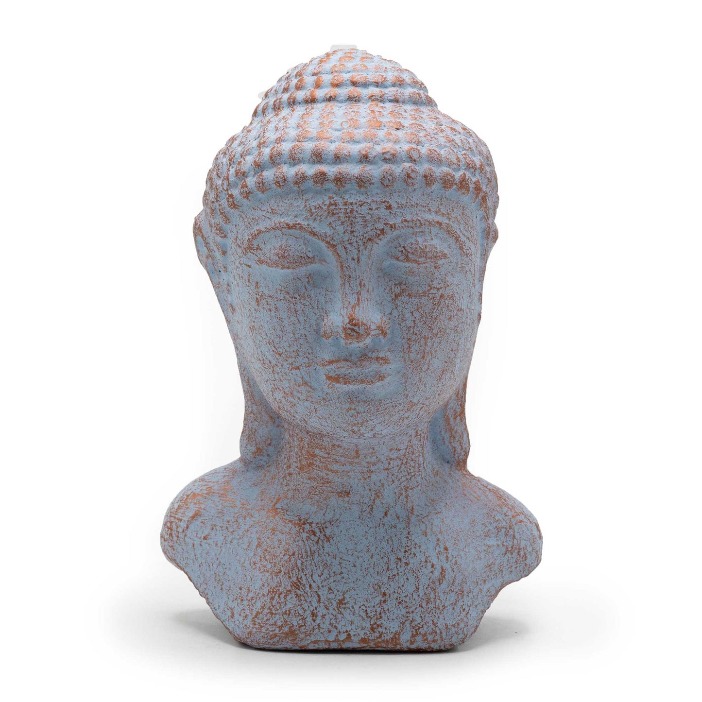 Tranquility Buddhakopf - Blaues Kupfer