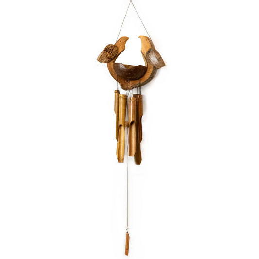Bambus-Windspiel – Natürliches Finish – Ehemann &amp; Ehefrau