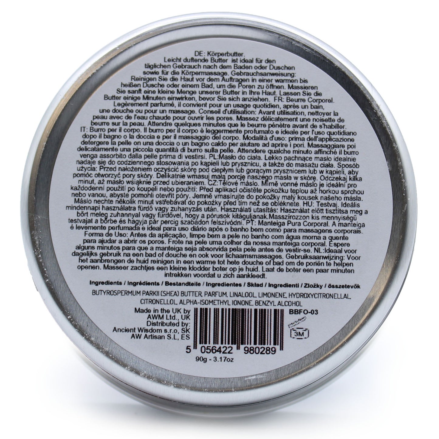 Duftende Shea-Körperbutter 90 g – Ravishing Orchid