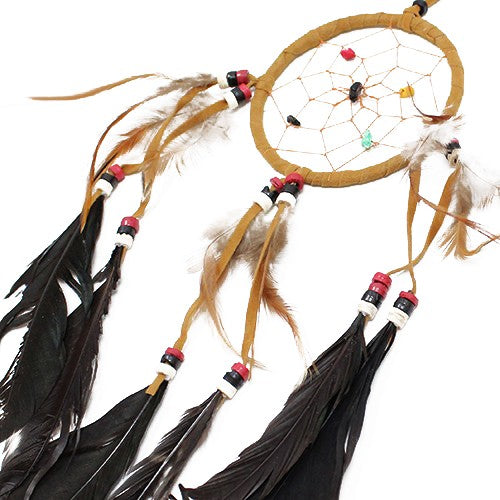Bali Dreamcatchers - Medium Round - Cream/Coffee/Choc, Pack Of 6.