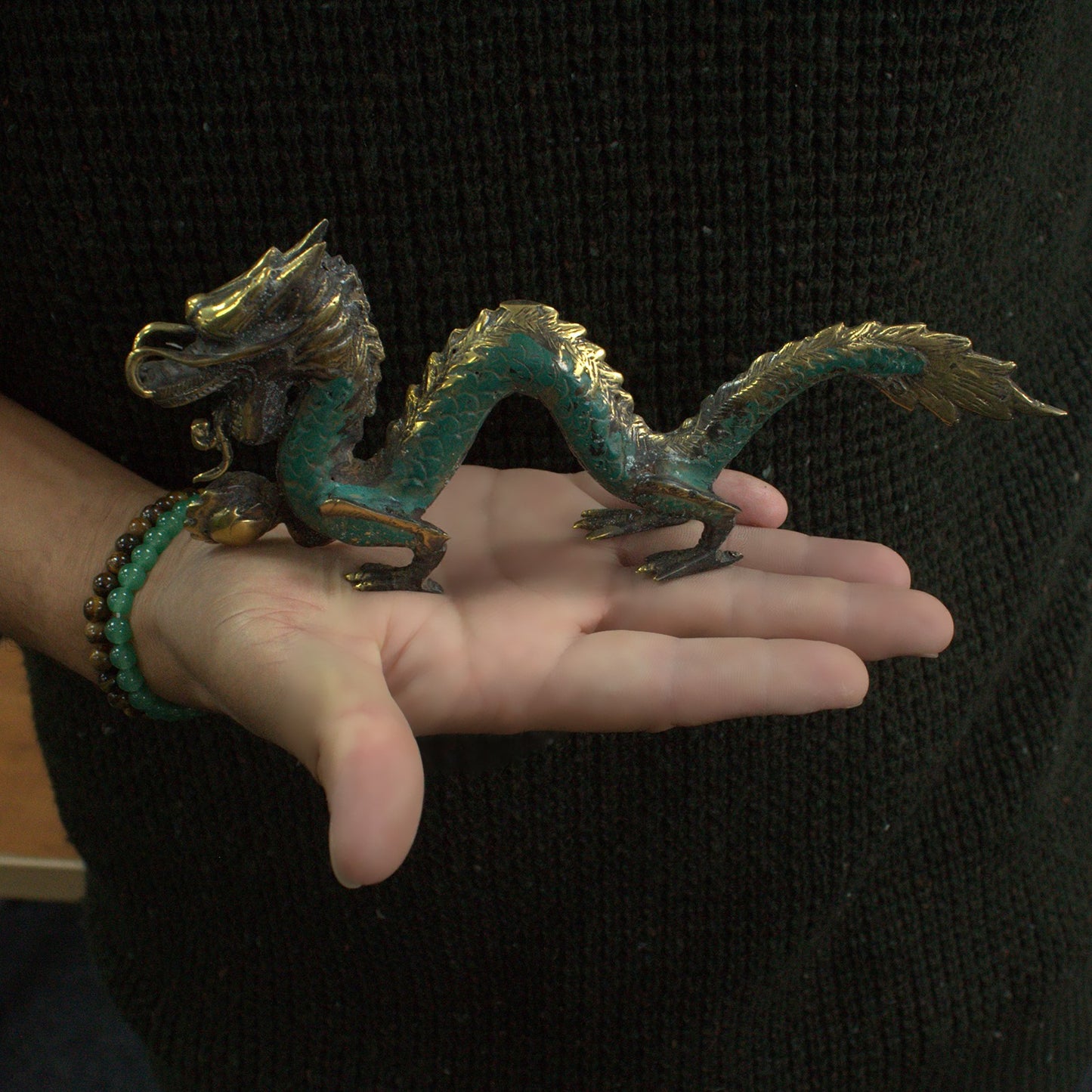 Fengshui - Kleiner Drache mit Ball - 20cm