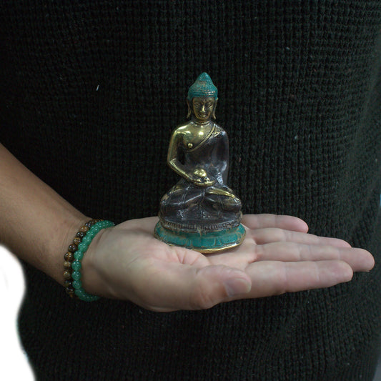 Med Meditation Sitzender Buddha