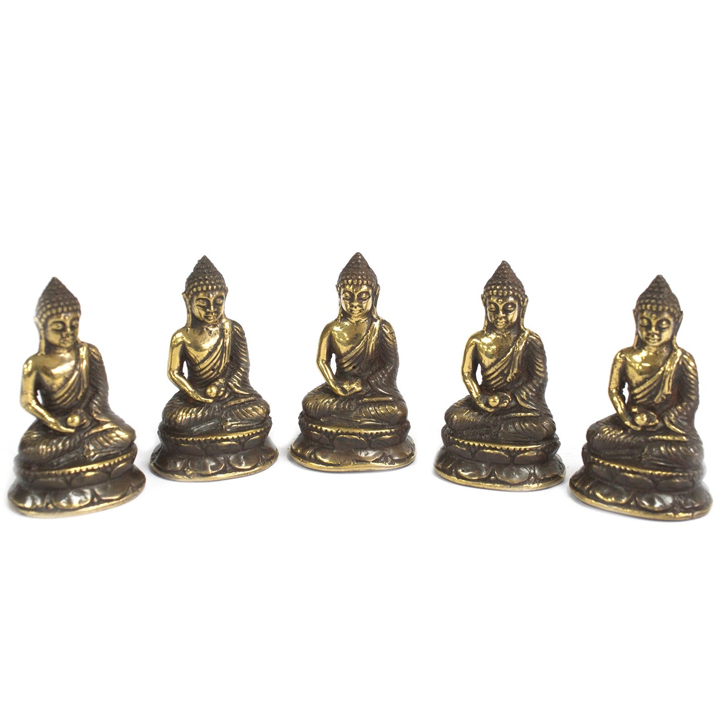 Mini-Buddha im Sitzen, Meditieren