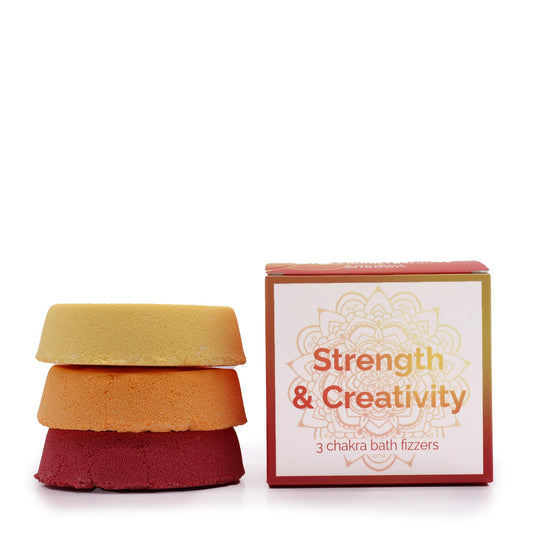 Chakra Badezusatz - Kleine Schachtel - Kraft &amp; Kreativität