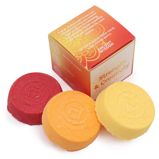 Chakra Badezusatz - Kleine Schachtel - Kraft &amp; Kreativität