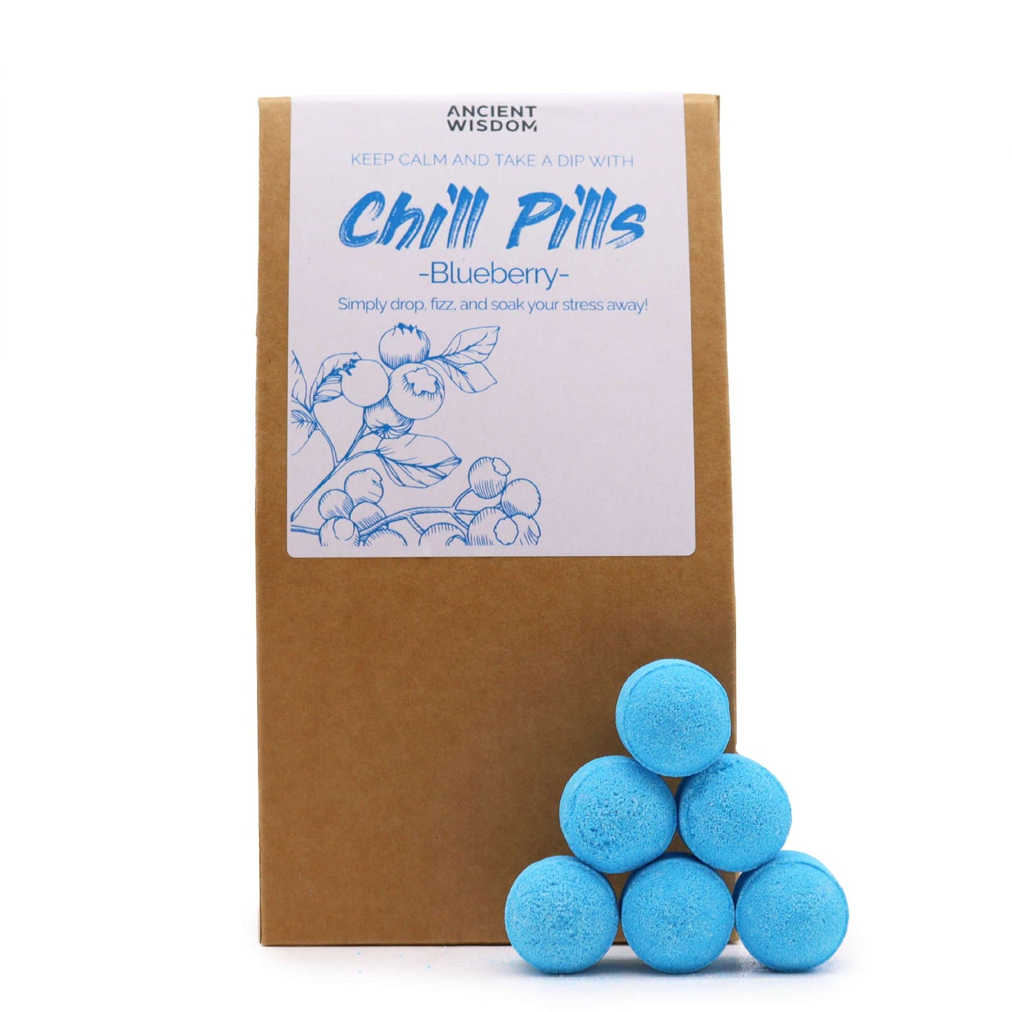 Chill Pills Geschenkpackung 350 g - Blaubeere