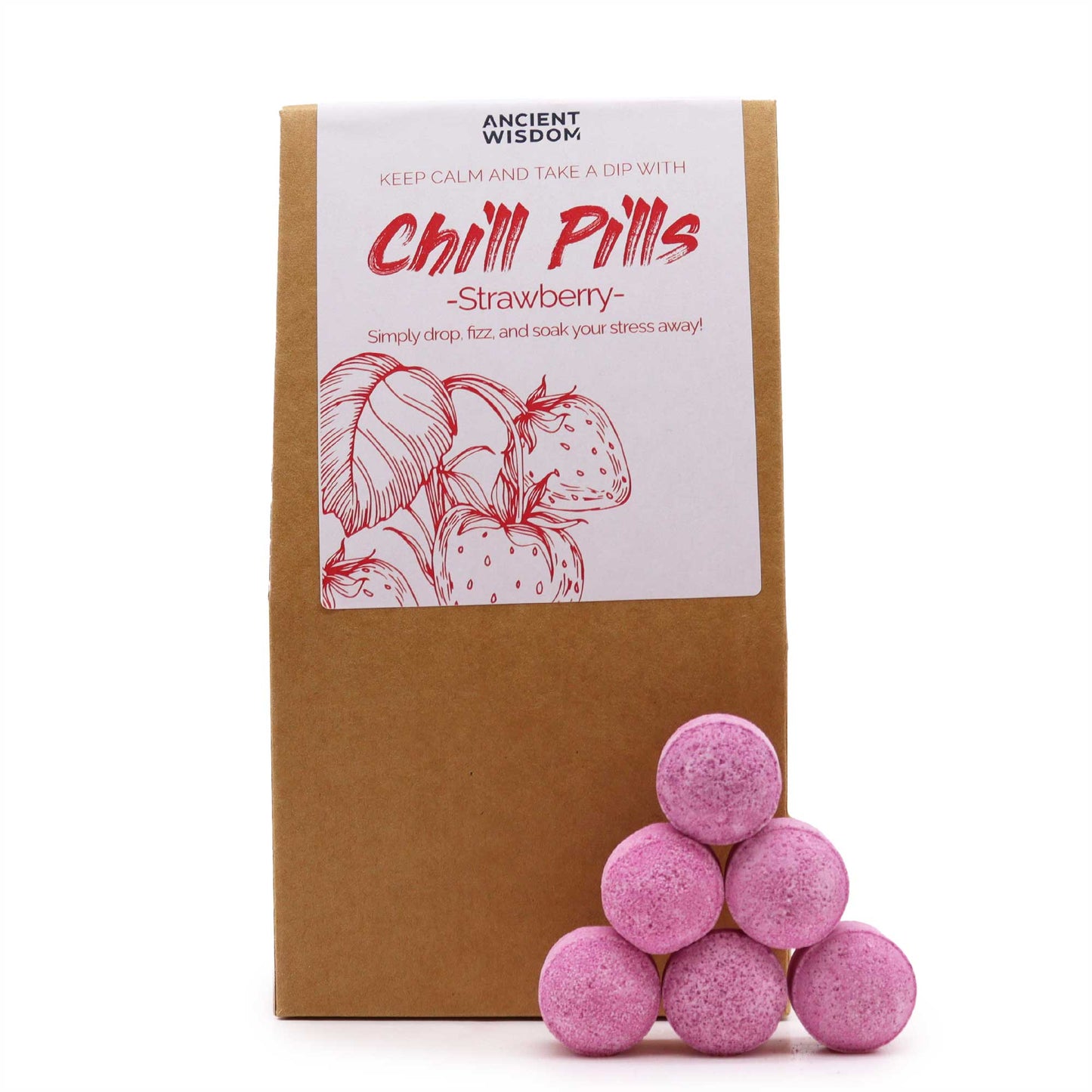 Chill Pills Geschenkpackung 350 g - Erdbeere