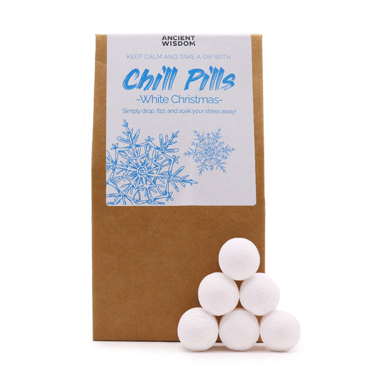 Chill Pills Geschenkpackung 350g - Weiße Weihnachten