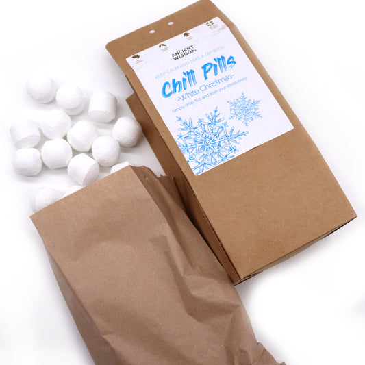 Chill Pills Geschenkpackung 350g - Weiße Weihnachten