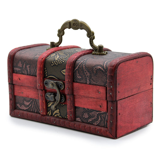 Lrg Colonial Boxes - Gold Panel.      8cm x 15cm x 8cm
