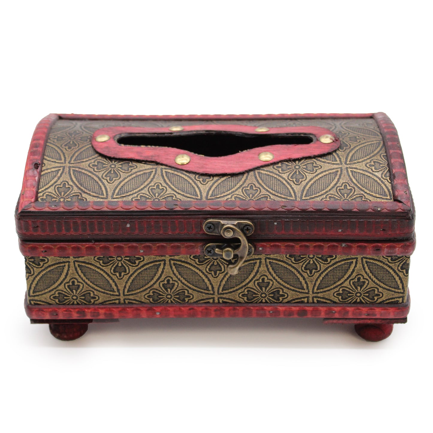 Tissue Box Classic Glamour with legs.    13x22x9.5 (cm)