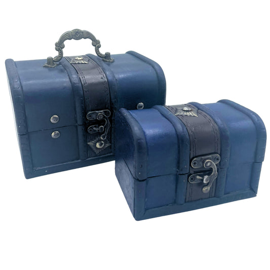 Treasure Chest - Set of 2 - Teal.