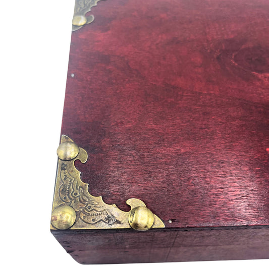 Tea / Gift / Hamper Box - Tan.   26x14.5x6.8 (cm)