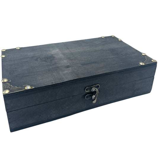 Tea / Gift / Hamper Box - Grey.   26x14.5x6.8 (cm)