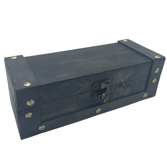 Long Tea Chest - Grey.   21.5x8.5x7 (cm)