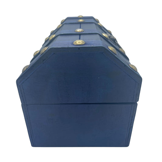 Large Treasure Chest - Teal.     21x15.5x16 (cm)
