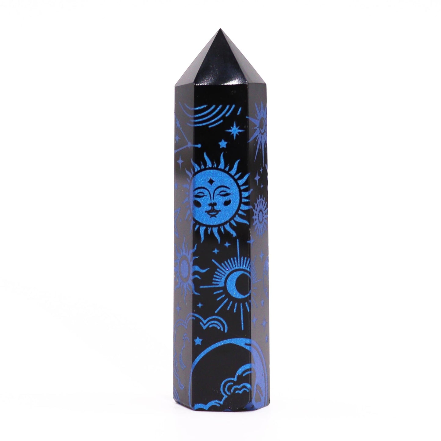 Schwarze Obsidianspitze - Mystic Story - Mitternachtsblau