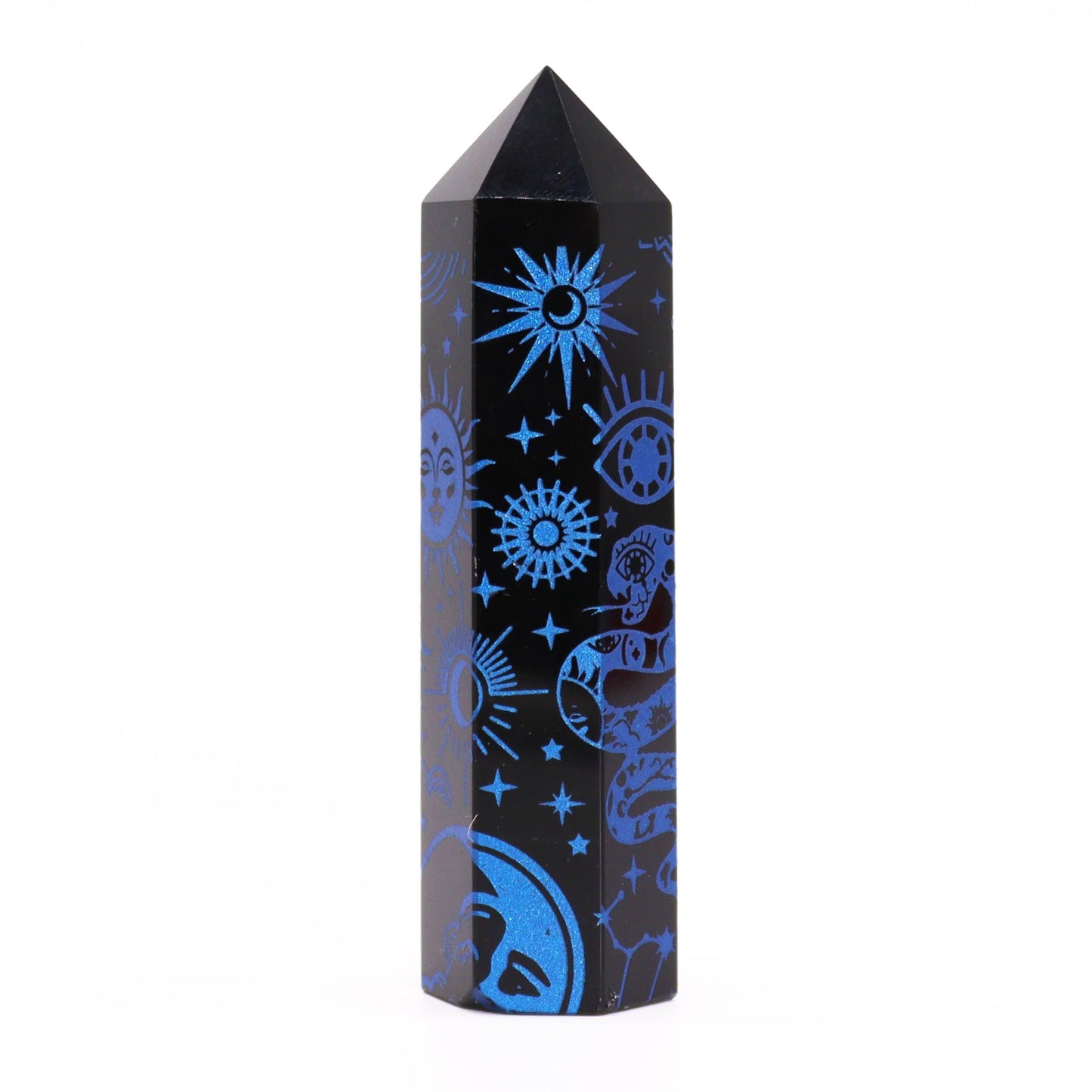 Schwarze Obsidianspitze - Mystic Story - Mitternachtsblau