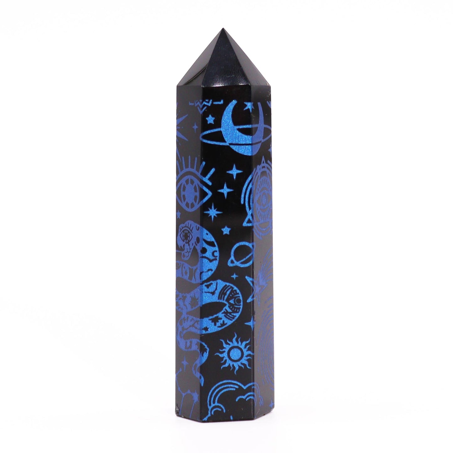 Schwarze Obsidianspitze - Mystic Story - Mitternachtsblau
