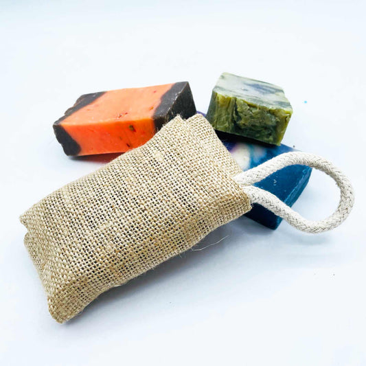 Jute-Peeling-Seifenbeutel - Natur