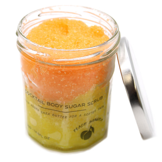 Duftendes Zucker-Körperpeeling – Pfirsich-Sangria, 300 g