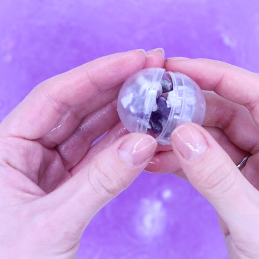 Amethyst Edelstein Armband Badebombe