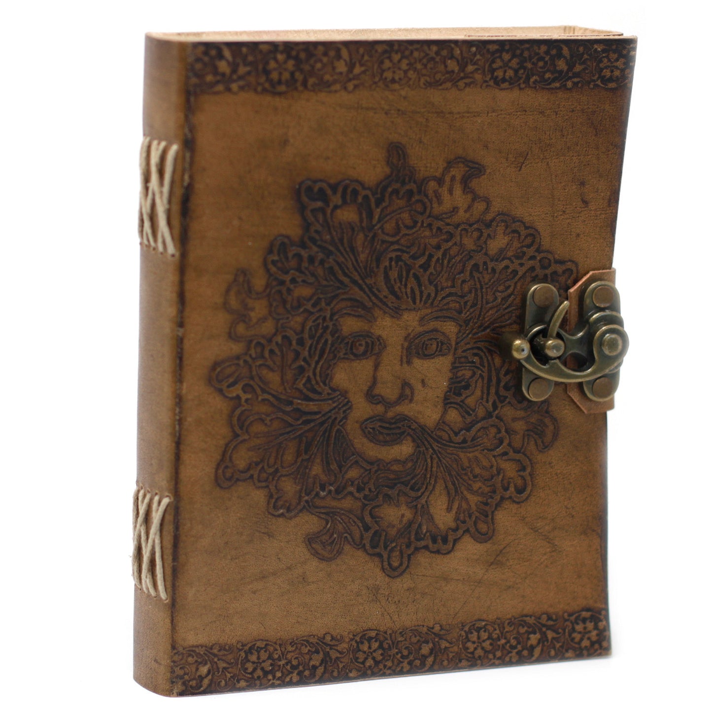 Greenman-Notizbuch aus Leder (6x8 Zoll)