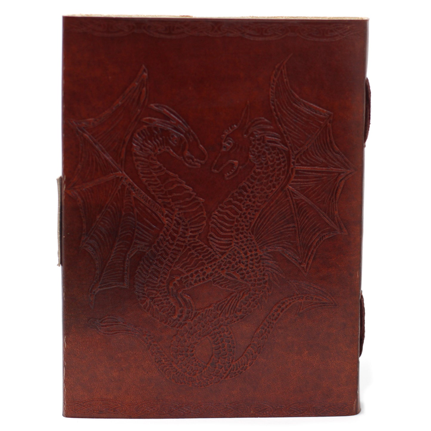Drachen-Notizbuch aus Leder (6x8 Zoll)