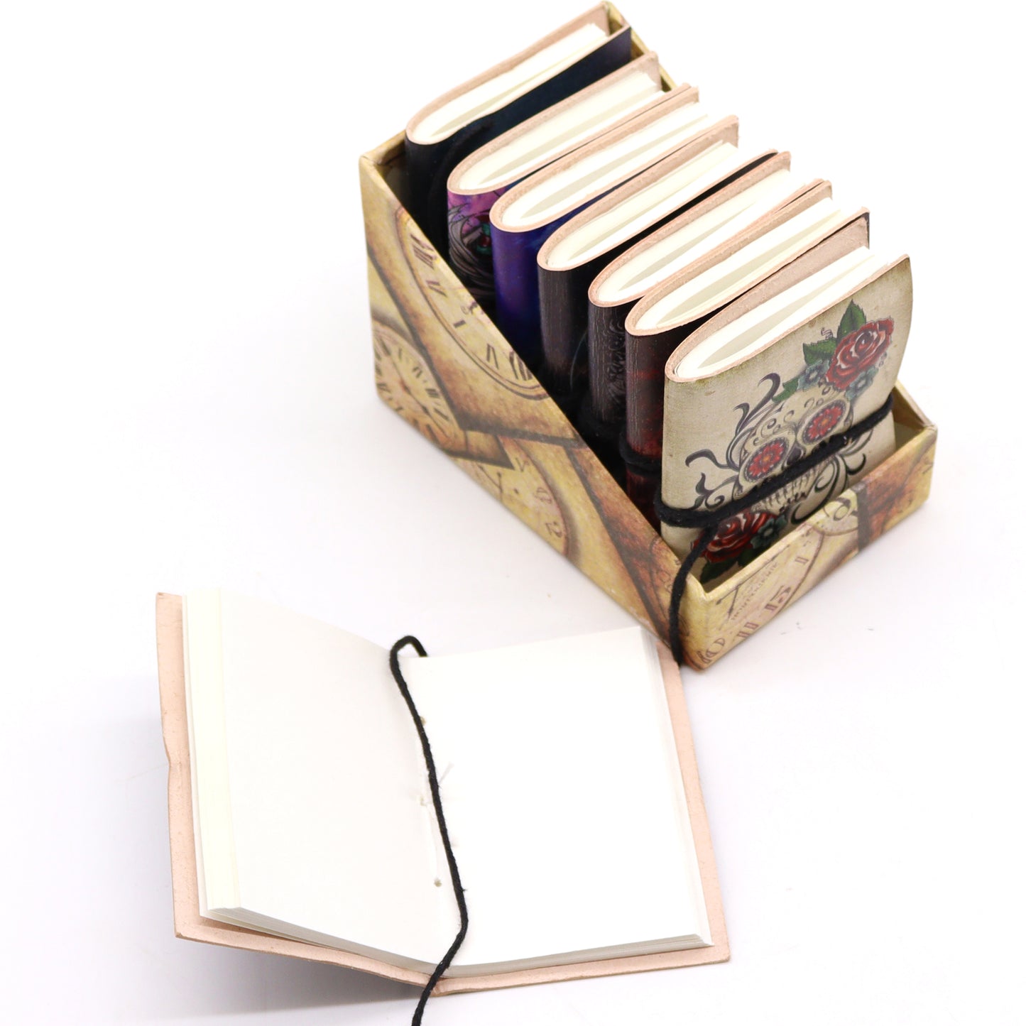 Verschiedene Gothic-Notizbücher 7x10cm - 1 Stück