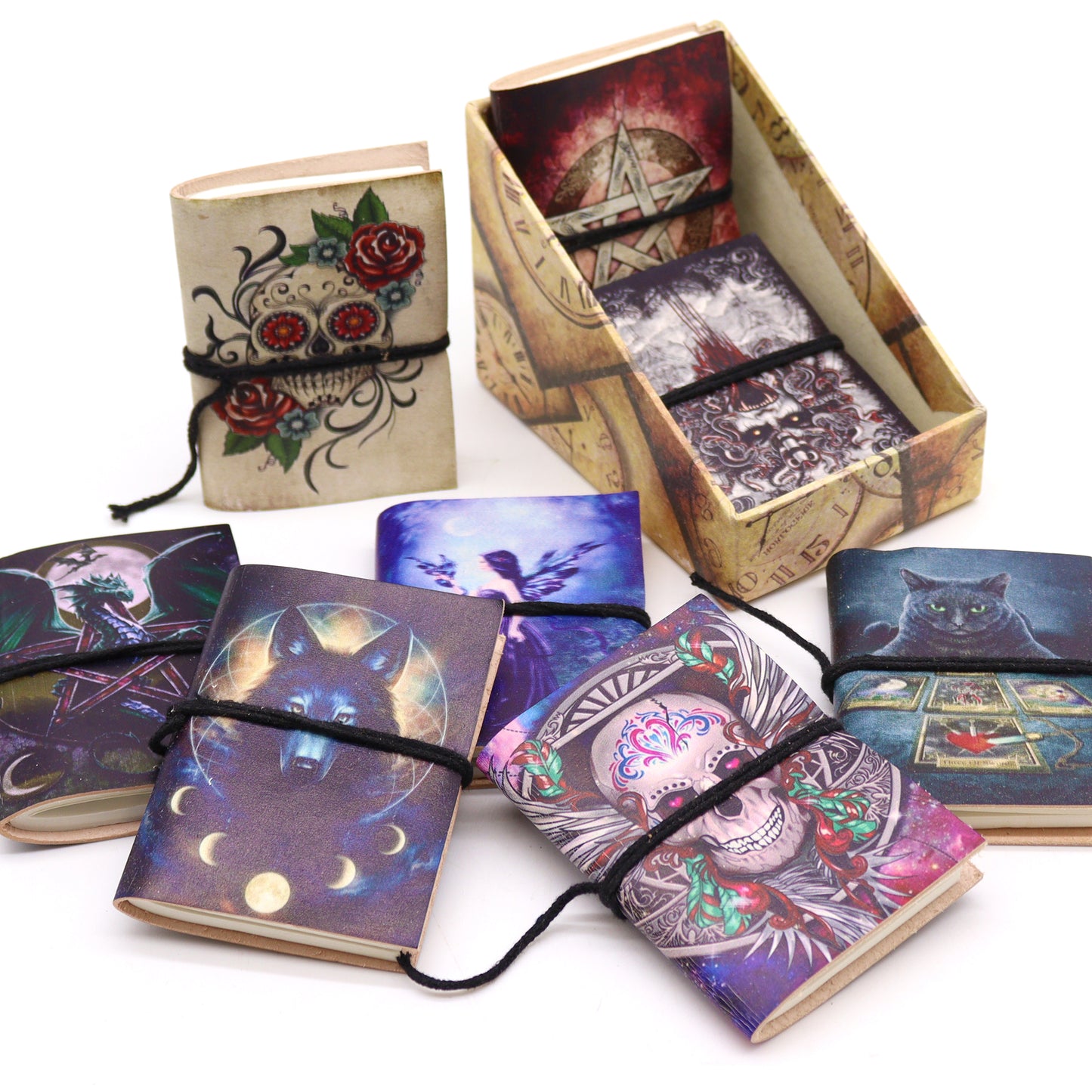 Verschiedene Gothic-Notizbücher 7x10cm - 1 Stück