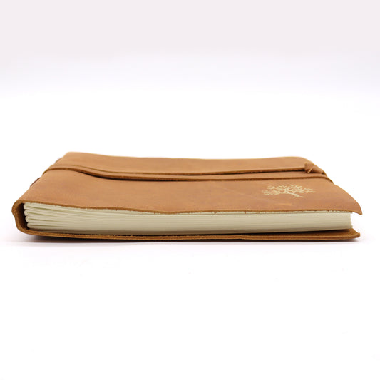 Skizzenbuch aus Leder Golden Tree - 144 Seiten - 18x23cm