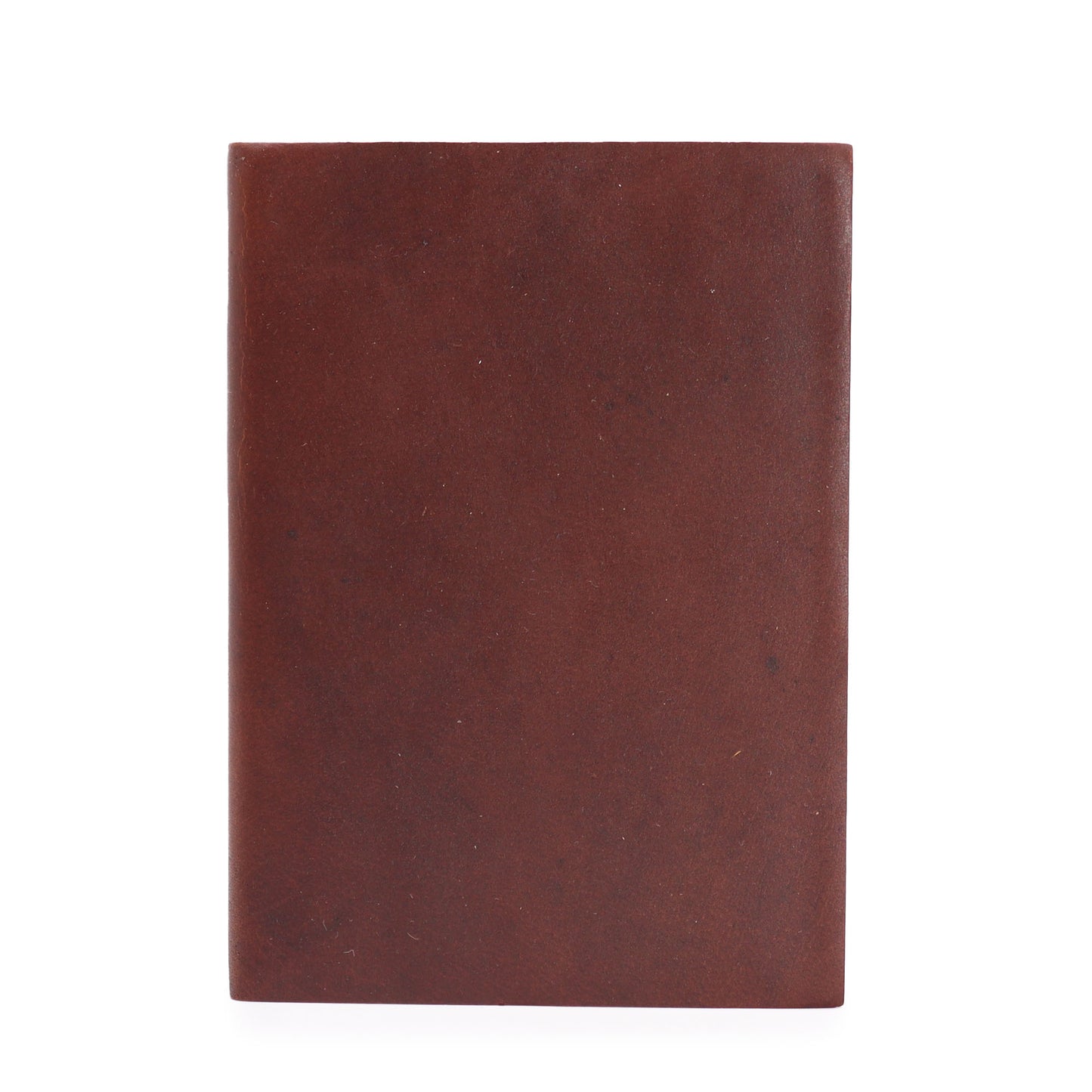 Tägliches Notizbuch in mittlerem Dunkelbraun – 100 linierte Seiten – 18 x 13 cm