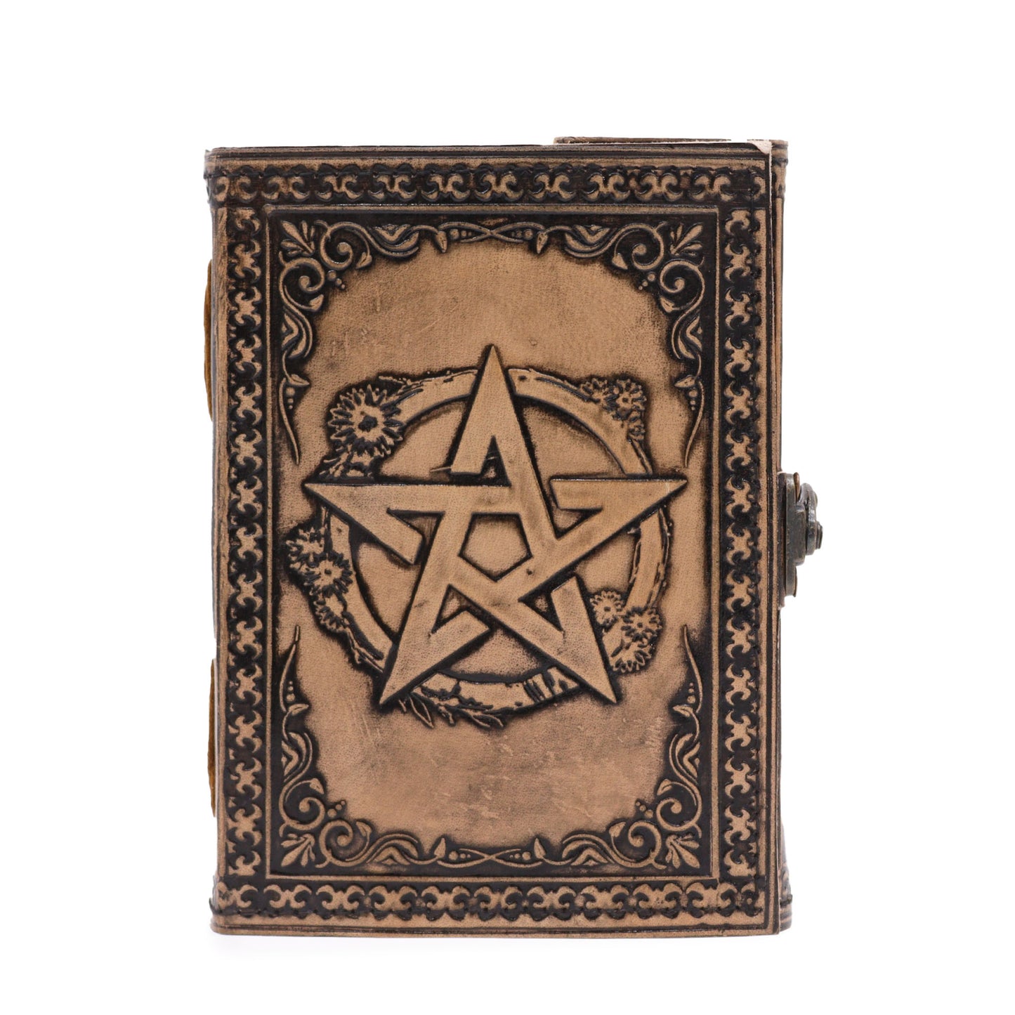 Pentagramm – Esoterisches Notizbuch – Anique Grey – 200 Seiten Stich Edge – 17,5 x 12,5 x 3 cm