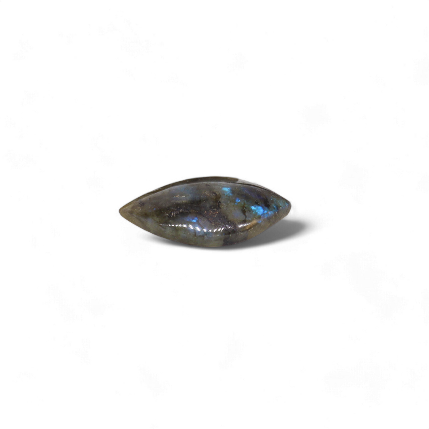 Blattstein aus Madagaskar-Labradorit (ca. 15–20 g, 45–55 mm)