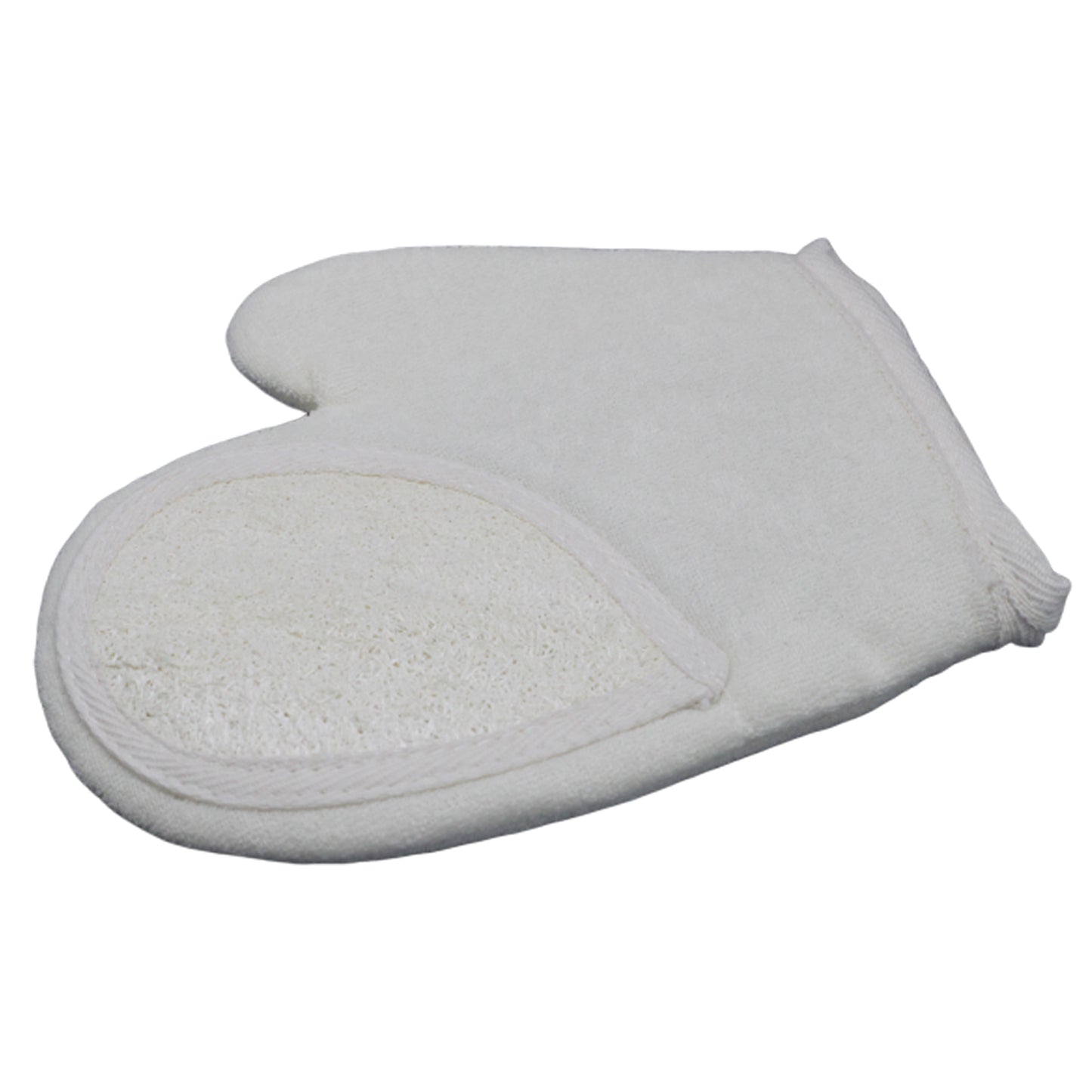 Natürliche Luffa-Körperpeelings - Handschuh