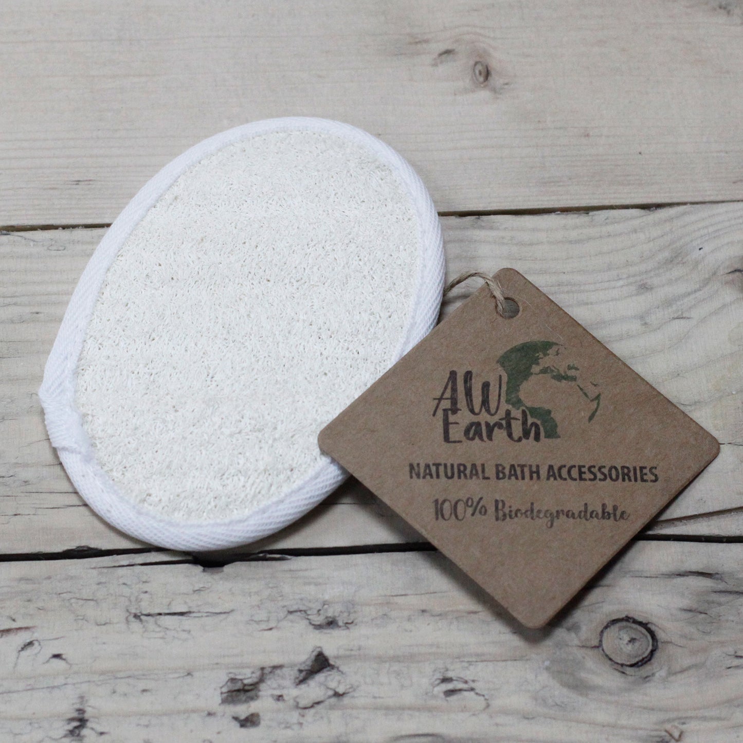 Natürliche Luffa-Körperpeelings - Oval