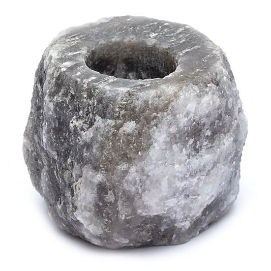 Kerzenhalter aus grauem Salz, 600–800 g